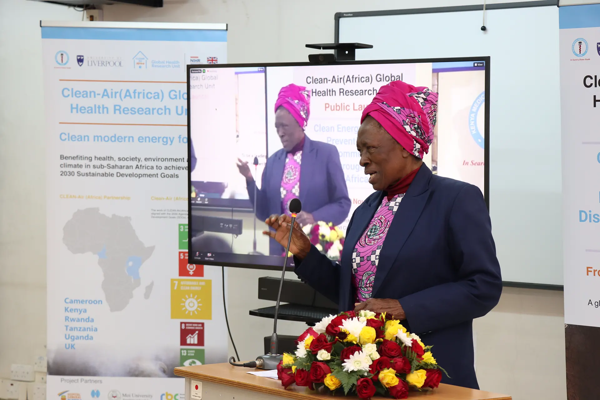 Clean-Air(Africa) Goodwill Ambassador Prof. Miriam Were in her speech expressed her joy at being part of the CAA team highlighting the key to successful implementation of policies is through community engagement specifically through Community Health Workers